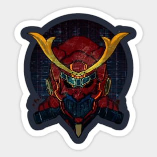 Red Samurai Sticker